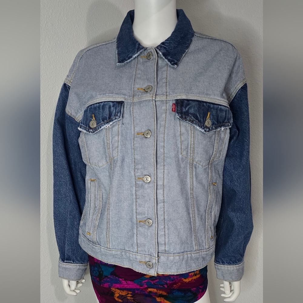 Denim Two-Tone Jacket